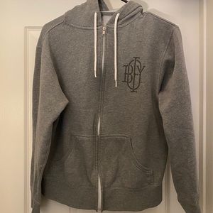 Women’s size Med Obey Zip Up sweater.